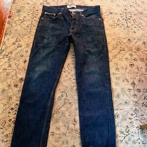 Naked & Famous Golden Hour Slub Selvedge Denim Jeans size 31 Weird Guy fit